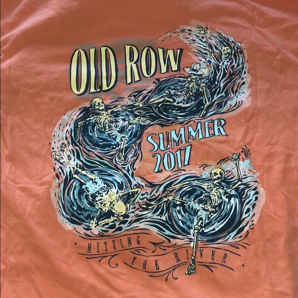 Old Row Tops - Old Row Fraternity Sorority College Comoros Colors